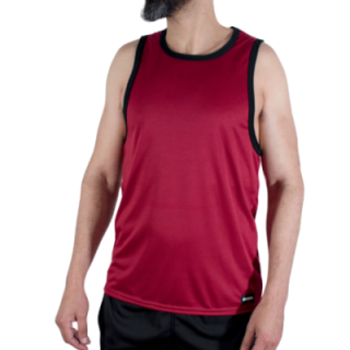 MACHO - CMV003 CAMISETA DE GINÁSTICA MARROM TAMANHO L/XL