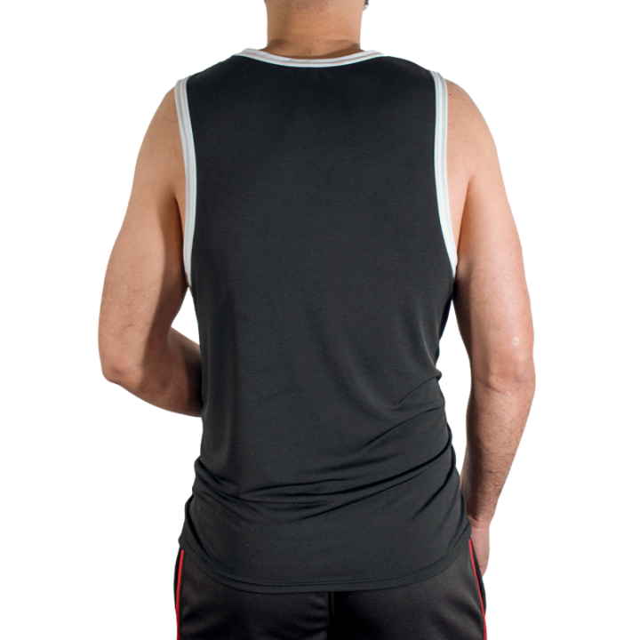 MACHO - CMV004 CAMISETA PRETA DE ACADEMIA TAMANHO G/GG