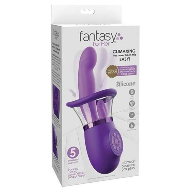 FANTASY FOR HER - VIBRADOR RABBIT PRO PLUS ULTIMATE PLEASURE ROXO 20.3 CM