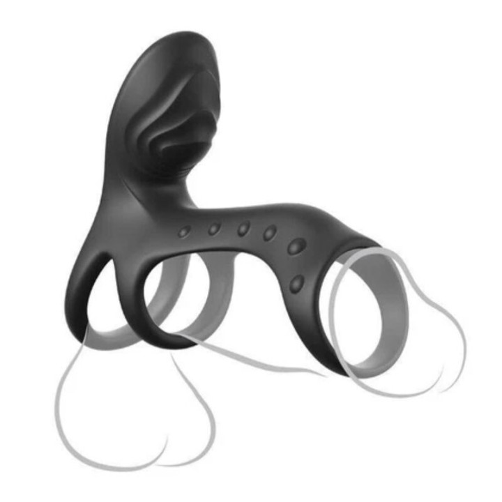 FANTASY C-RINGZ - ULTIMATE COUPLES CAGE PRO ANEL PENIANO VIBRATÓRIO 19.5 CM