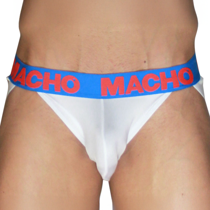 MACHO - MX29AZ CUECA BRANCA + CUECA AZUL ESCURA S