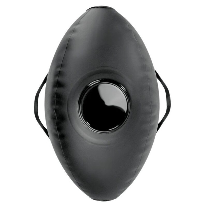 FETISH FANTASY SERIES - BODY DOCK BOLA DE AMOR INFLÁVEL COM DILDO PRETA 41.9 CM