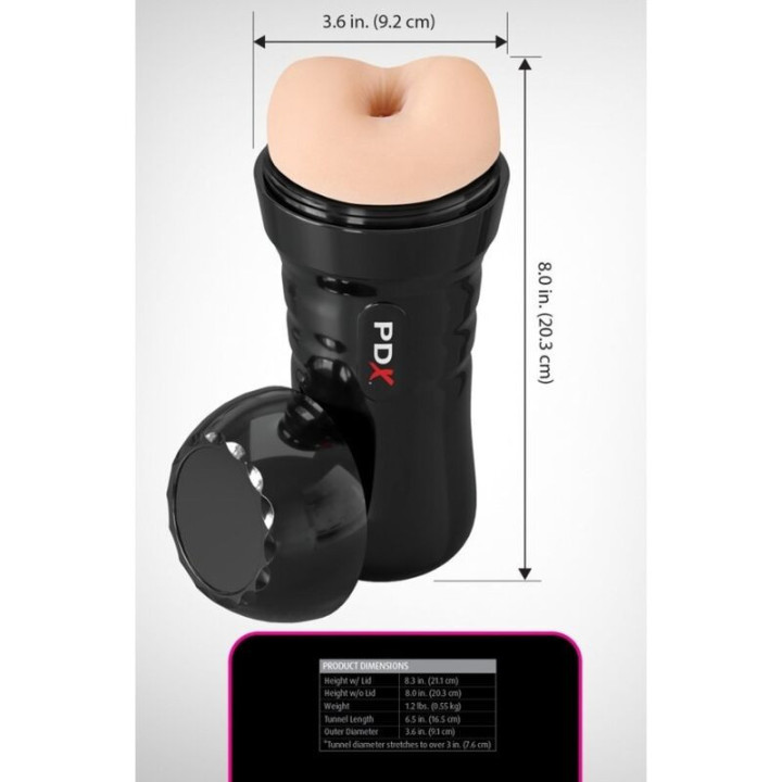PDX EXTREME - MOLHADOS. BUSSIES SUPER BANGIN' BUTTHOLE. ANAL STROKER 20.8 CM