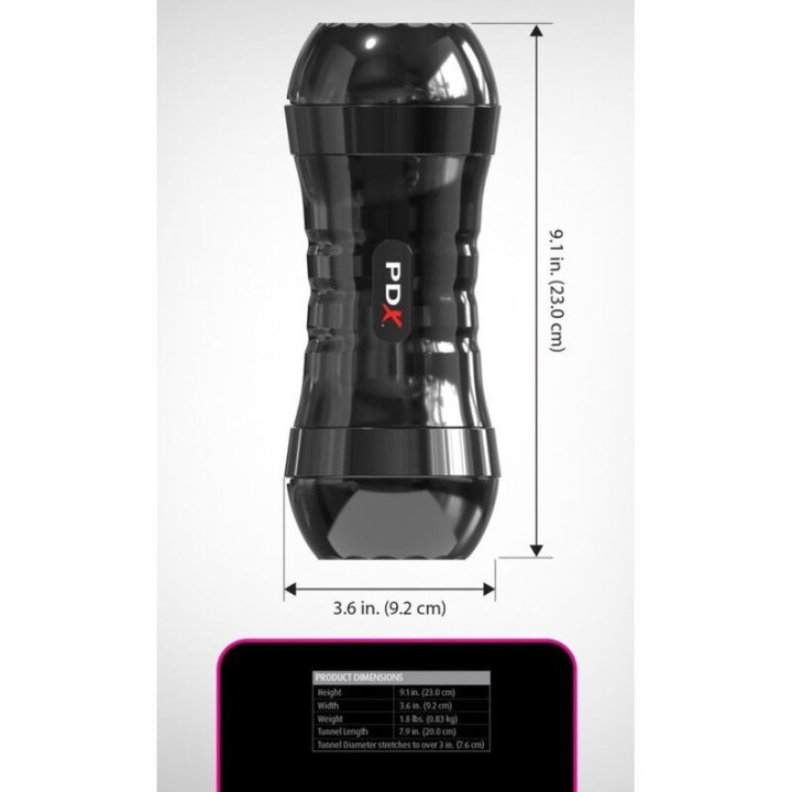 PDX EXTREME - MOLHADA - SUPER FLIP-A-PUSSY - MASTURBADOR REVERSÍVEL 21.6 CM