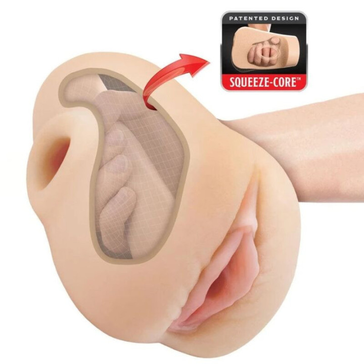 PDX PLUS - VAGINA REALISTA. APERTO E EMOÇÃO. 18 CM