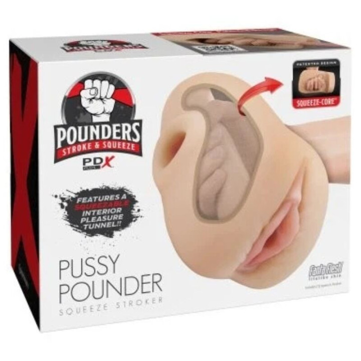 PDX PLUS - VAGINA REALISTA. APERTO E EMOÇÃO. 18 CM