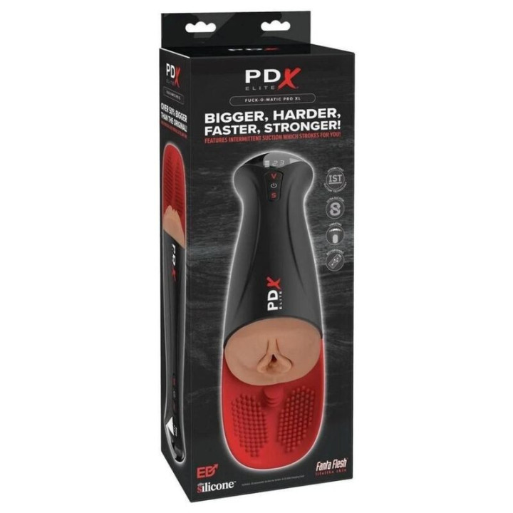 PDX ELITE - FAP-O-MATIC PRO XL VIBRATÓRIO AUTOMÁTICO MARROM 34.9 CM