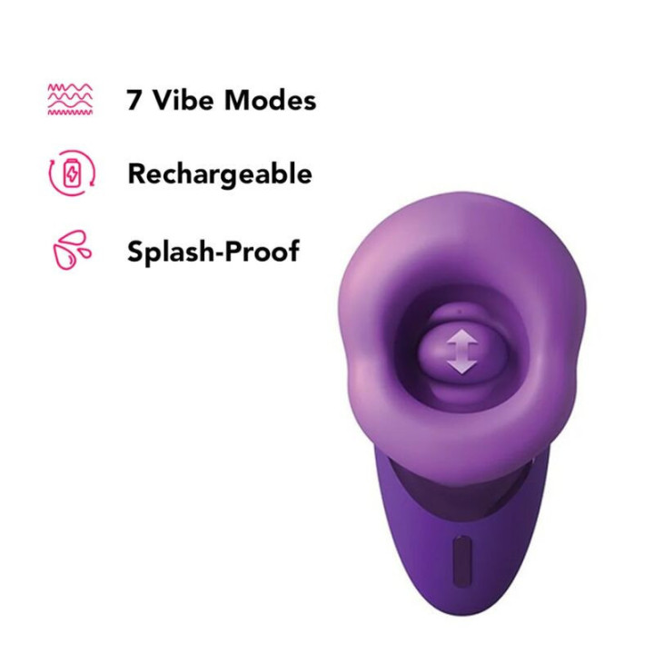 FANTASY FOR HER - VIBRADOR SUGIDOR DE PRAZER ROXO