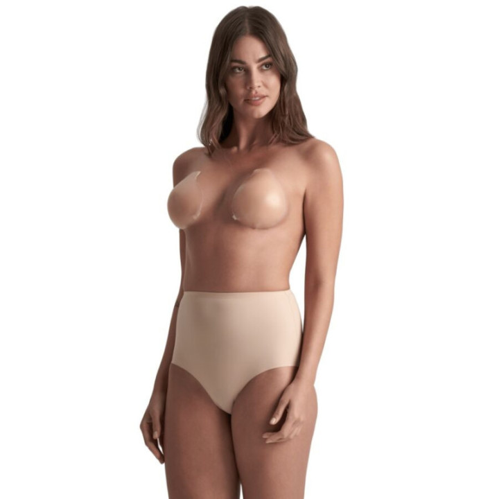 BYE-BRA - COPAS DE SILICONA BEIGE COPA C