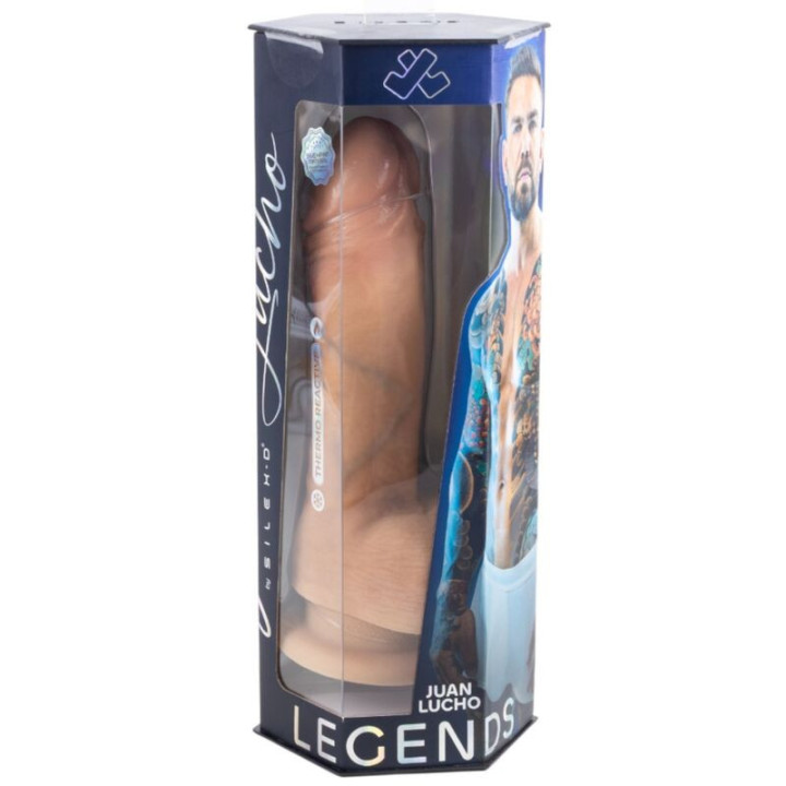 SILEXD - JUAN LUCHO LEGENDS PÊNIS SUPER REALISTA TERMO-REATIVO PREMIUM SILEXPAN 23.3 CM