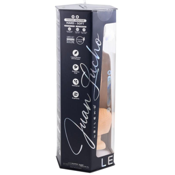 SILEXD - JUAN LUCHO LEGENDS PÊNIS SUPER REALISTA TERMO-REATIVO PREMIUM SILEXPAN 23.3 CM