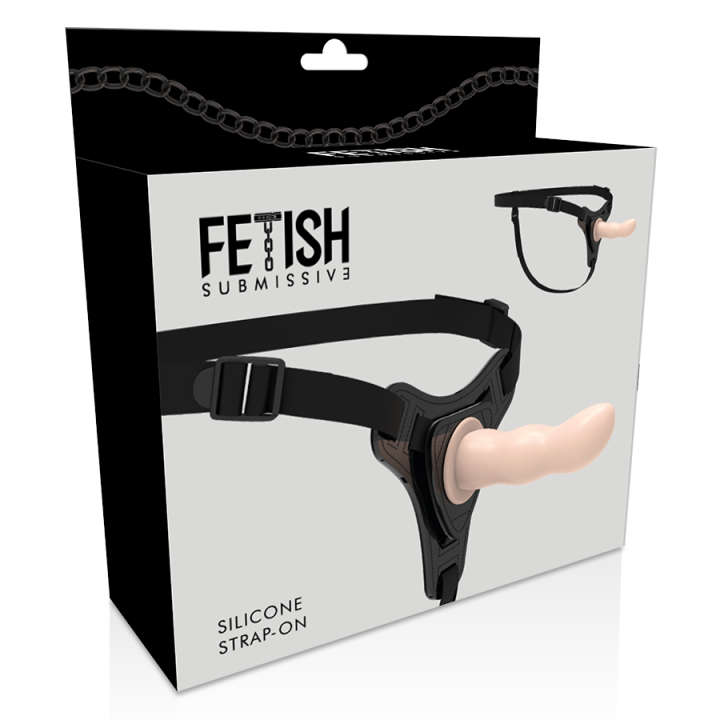 FETISH SUBMISSIVE HARNESS - SILICONE CARNE PONTO G 12.5 CM