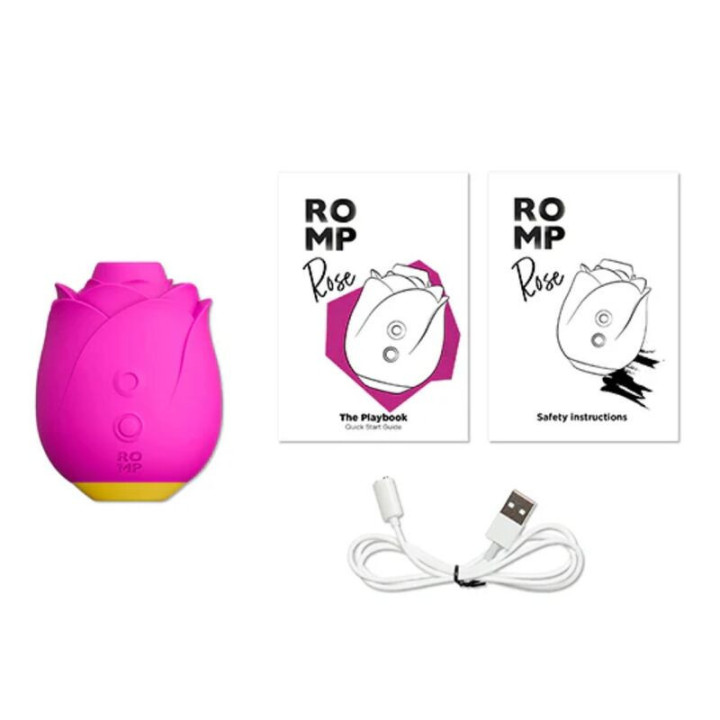 ROMP - ROSE 2.0 APARELHO DE SUCÇÃO CLITORIAL EM FORMATO DE ROSA
