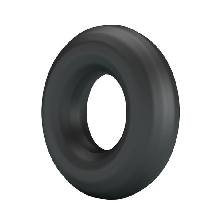 CRAZY BULL - ANEL PENIANO DE SILICONE SUPER MACIO URBANO PRETO