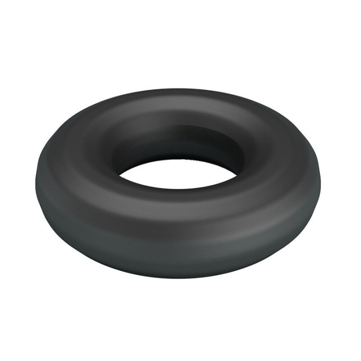 CRAZY BULL - ANEL PENIANO DE SILICONE SUPER MACIO URBANO PRETO