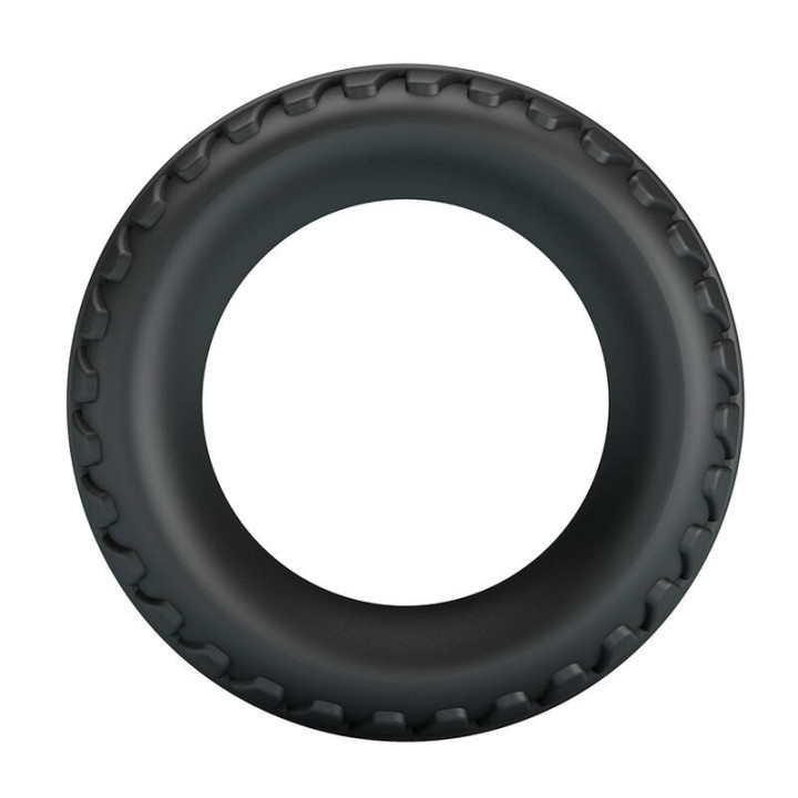 CRAZY BULL - ANEL PENIANO DE SILICONE TEXTURIZADO MERRITT PRETO