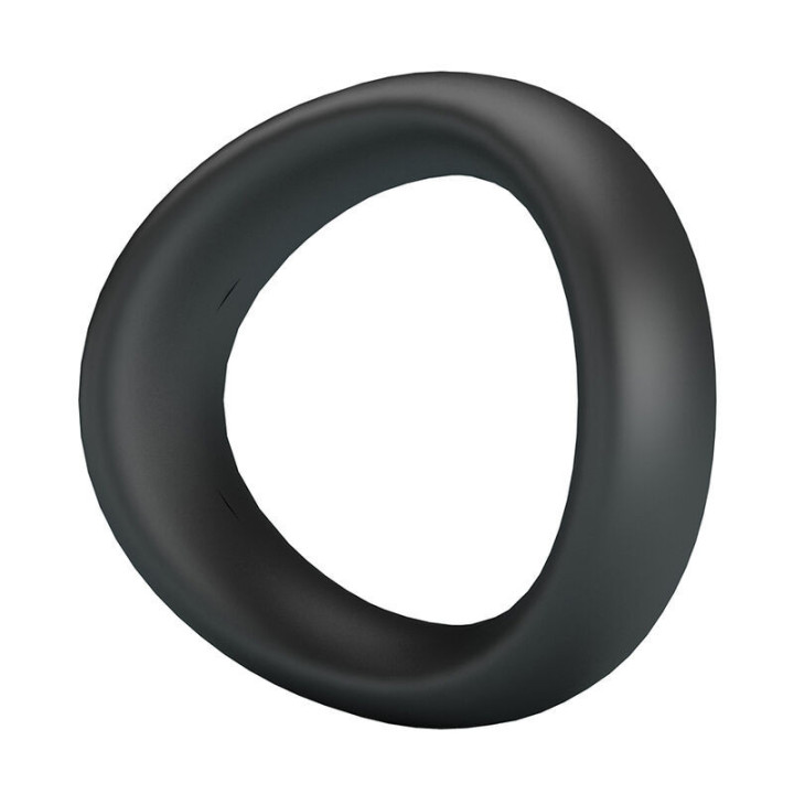 CRAZY BULL - ANEL PENIANO ERGONÔMICO DE SILICONE VALEN PRETO