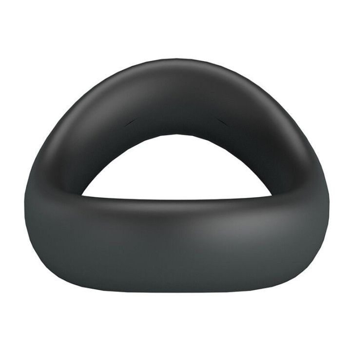CRAZY BULL - ANEL PENIANO ERGONÔMICO DE SILICONE VALEN PRETO