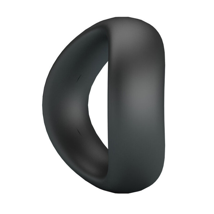 CRAZY BULL - ANEL PENIANO ERGONÔMICO DE SILICONE VALEN PRETO