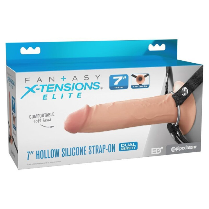FANTASY X-TENSIONS ELITE - STRAP-ON DE SILICONE OCO DE 17.8 CM