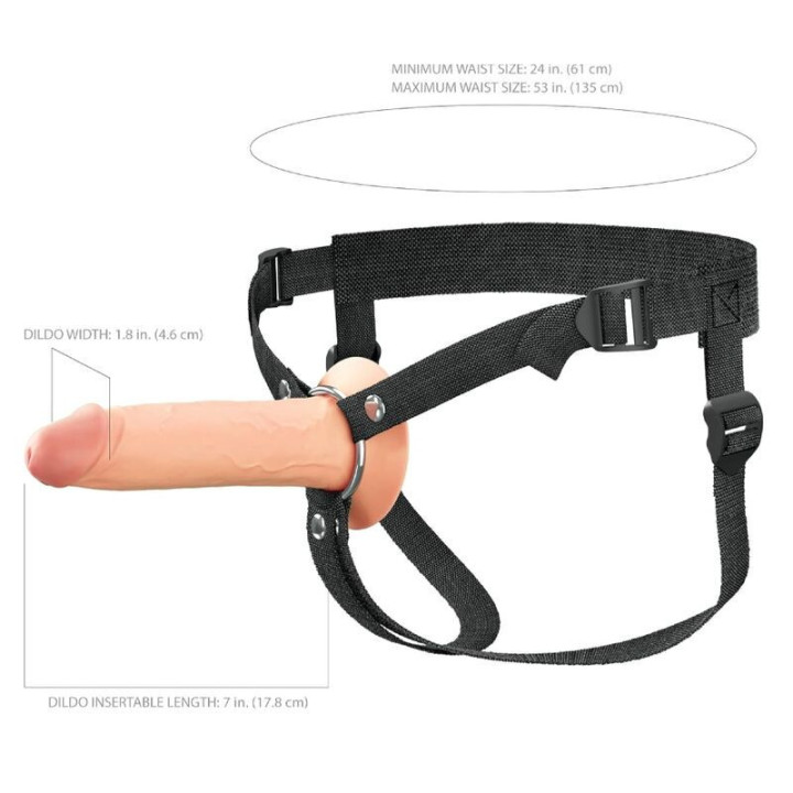 FANTASY X-TENSIONS ELITE - STRAP-ON DE SILICONE OCO DE 20.3 CM