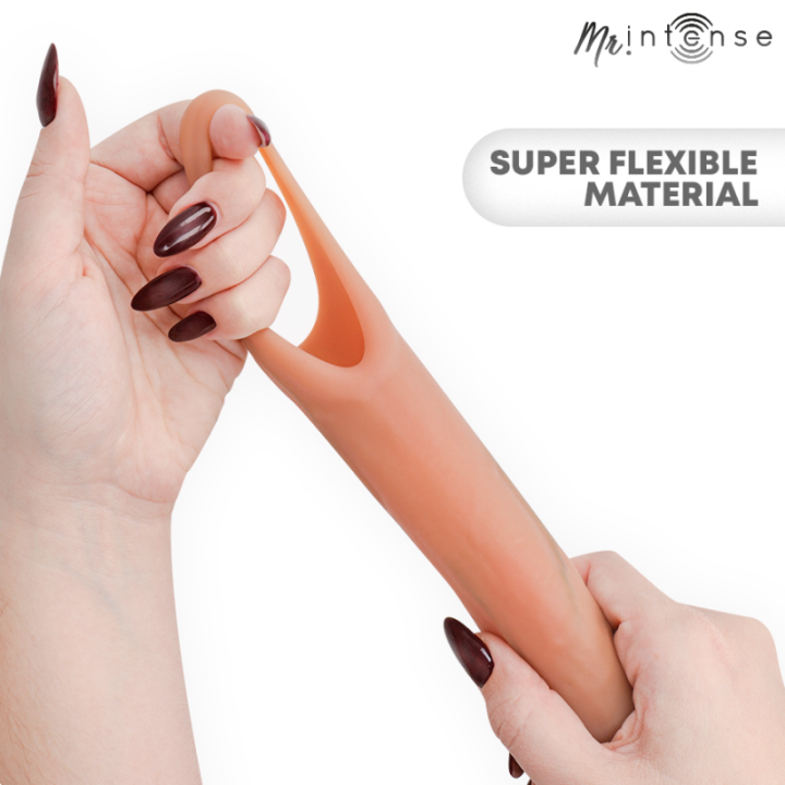 MR INTENSE - CAPA DE SILICONE PARA PÊNIS SIMON L 16 CM -Ø- 4.5 CM