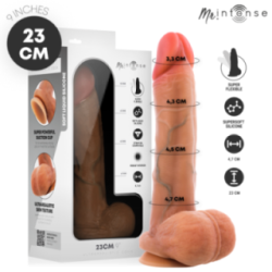 MR INTENSE - GARY L PÊNIS DE SILICONE ULTRA-REALISTA COM TESTÍCULOS 23 CM - Ø- 4,7 CM