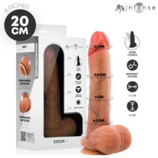 MR INTENSE - GARY M PÊNIS DE SILICONE ULTRA-REALISTA COM TESTÍCULOS 20 CM -Ø- 4.2 CM