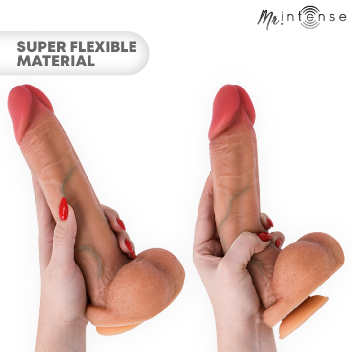 MR INTENSE - GARY XL PÊNIS DE SILICONE ULTRA-REALISTA COM TESTÍCULOS 25.5 CM -Ø- 5.1 CM