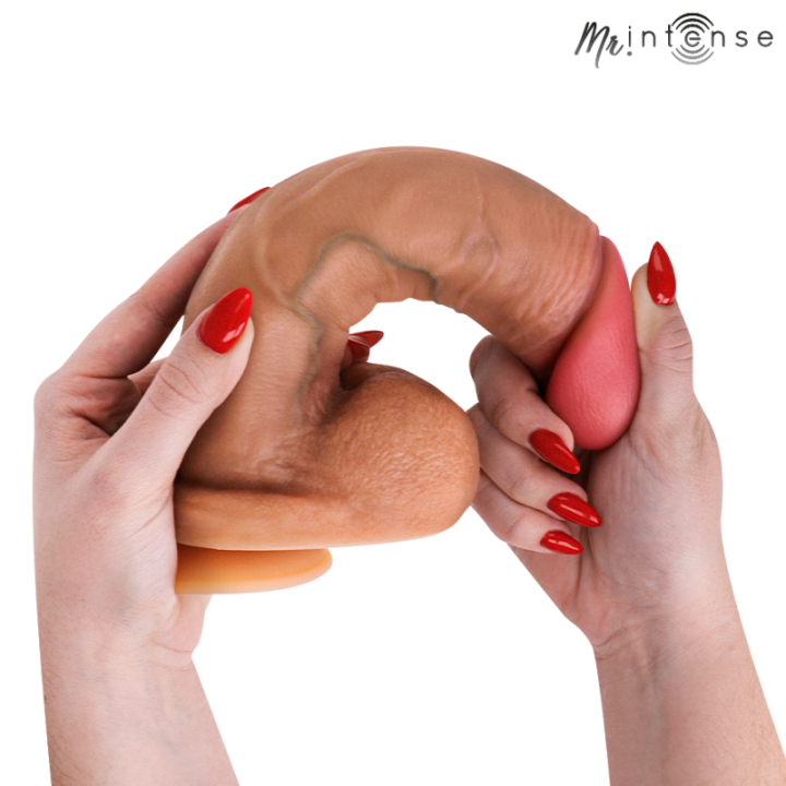 MR INTENSE - GARY XL PÊNIS DE SILICONE ULTRA-REALISTA COM TESTÍCULOS 25.5 CM -Ø- 5.1 CM