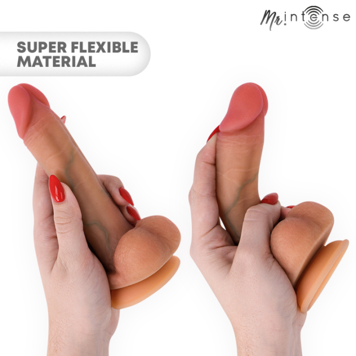 MR INTENSE - PÊNIS DE SILICONE ULTRARREALISTA DE GARY COM TESTÍCULOS. 17.8 CM - Ø - 4.2 CM