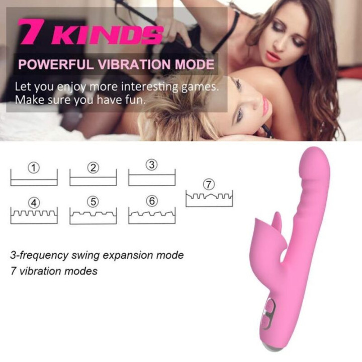 NALONE - T-MAY VIBRADOR MAGIC STICK COELHO - ROSA