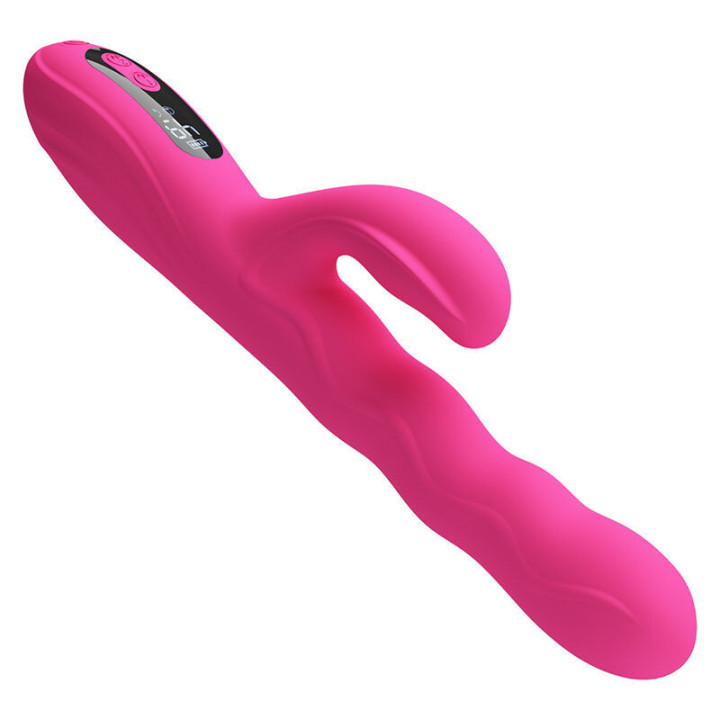 PRETTY LOVE - VIBRADOR COELHO MULTIFUNCIONAL DE INVERNO COM DISPLAY DE LED ROSA