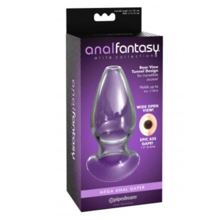 ANAL FANTASY ELITE - MEGA ANAL GAPER PLUG ANAL TRANSPARENTE