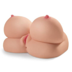 PDX EXTREME - TITTY FUCK-HER - MASTURBADOR INTERATIVO PARA SEIOS RECARREGÁVEL POR USB
