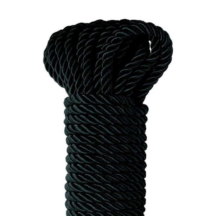 FETISH FANTASY SERIES - CORDA DE SEDA PRETA DE LUXO 9.75 M