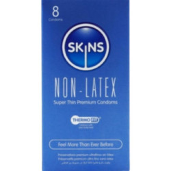 SKINS - CAMISINHAS SEM LÁTEX - PACOTE COM 8 UNIDADES