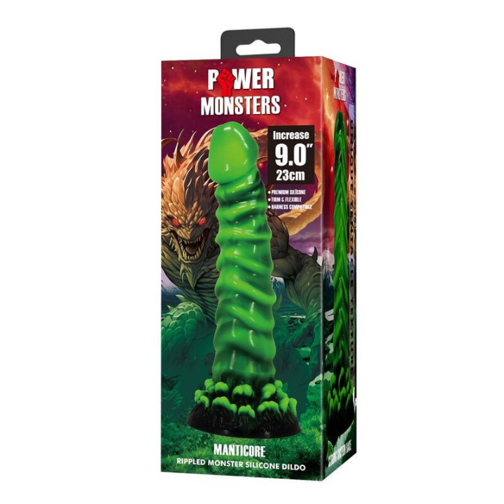 POWER MONSTERS - MANTICORE FANTASY DILDO DE SILICONE 23 CM Ø 5 CM