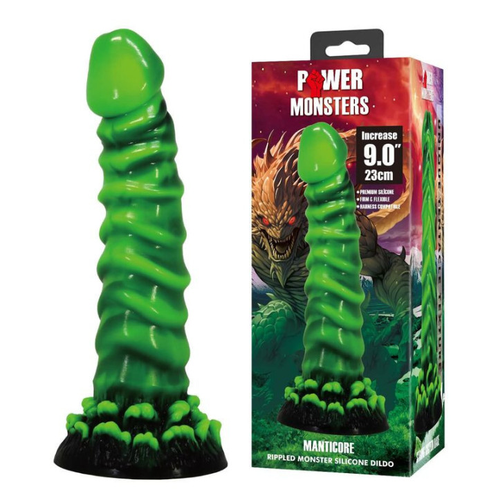POWER MONSTERS - MANTICORE FANTASY DILDO DE SILICONE 23 CM Ø 5 CM