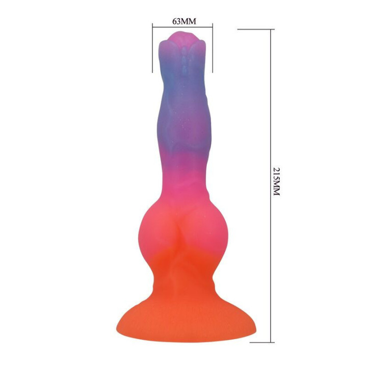 POWER MONSTERS - DILDO DE SILICONE HERCULES FANTASY 21.5 CM Ø 5 CM