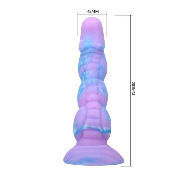 POWER MONSTERS - DILDO DE SILICONE ALIEN FANTASY 20.5 CM Ø 4.8 CM