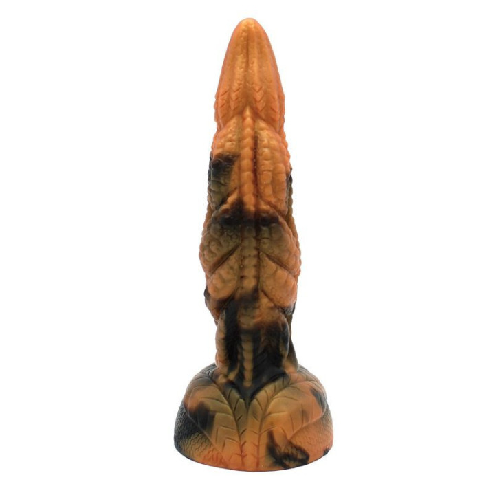 POWER MONSTERS - DILDO DE SILICONE FANTASIA TIRANOSSAURO BICOLOR 20.5 CM Ø 5 CM