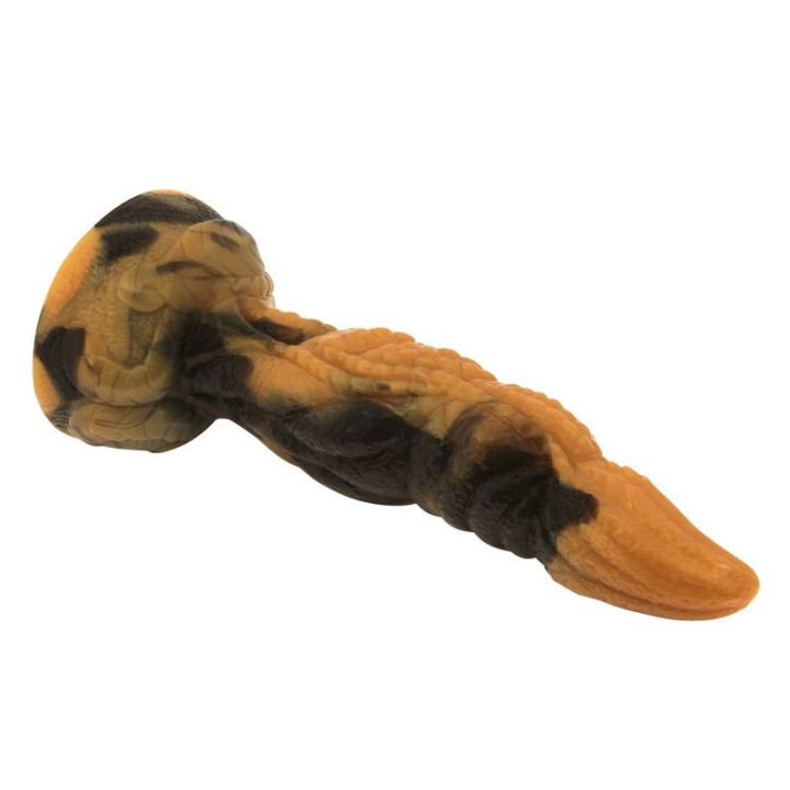 POWER MONSTERS - DILDO DE SILICONE FANTASIA TIRANOSSAURO BICOLOR 20.5 CM Ø 5 CM