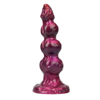 POWER MONSTERS - PRIMAL BEASTLORD ROSA TRANSLÚCIDO FANTASIA DILICONE 26 CM Ø 5 CM