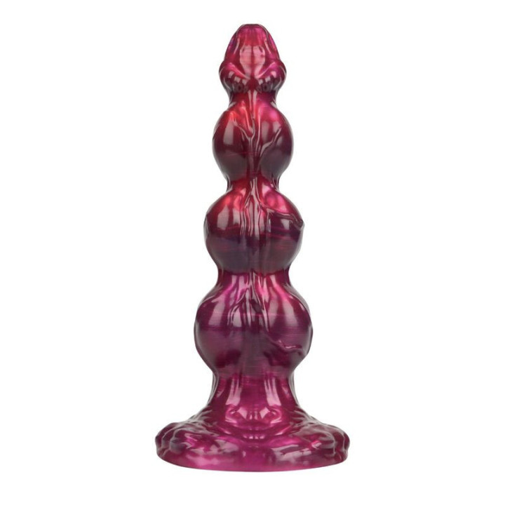 POWER MONSTERS - PRIMAL BEASTLORD ROSA TRANSLÚCIDO FANTASIA DILICONE 26 CM Ø 5 CM