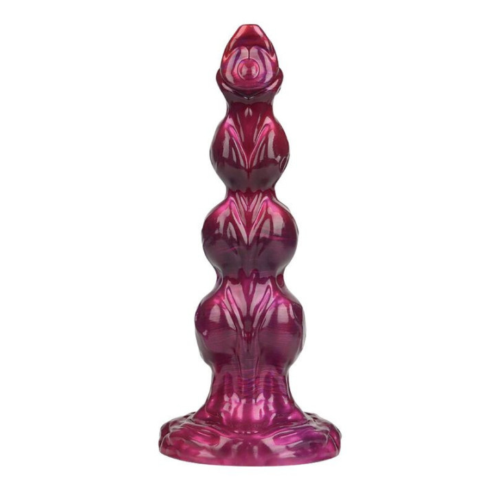 POWER MONSTERS - PRIMAL BEASTLORD ROSA TRANSLÚCIDO FANTASIA DILICONE 26 CM Ø 5 CM