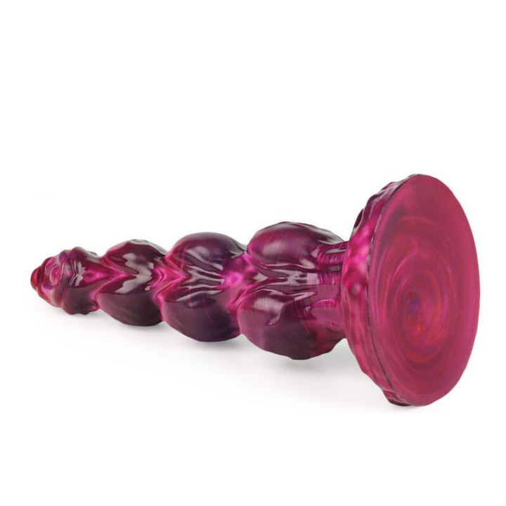 POWER MONSTERS - PRIMAL BEASTLORD ROSA TRANSLÚCIDO FANTASIA DILICONE 26 CM Ø 5 CM