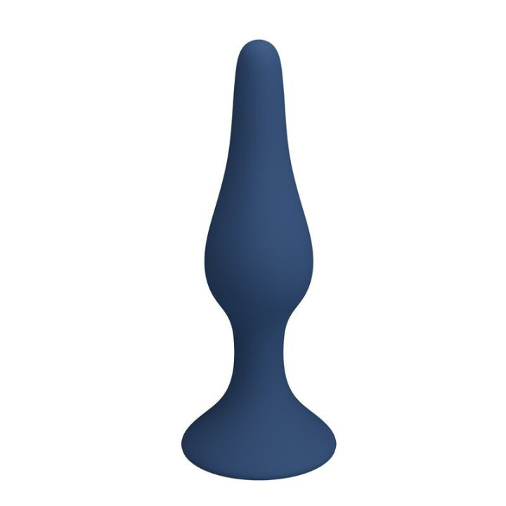 MR PLAY - PLUG ANAL DE SILICONE CÔNICO AZUL XL