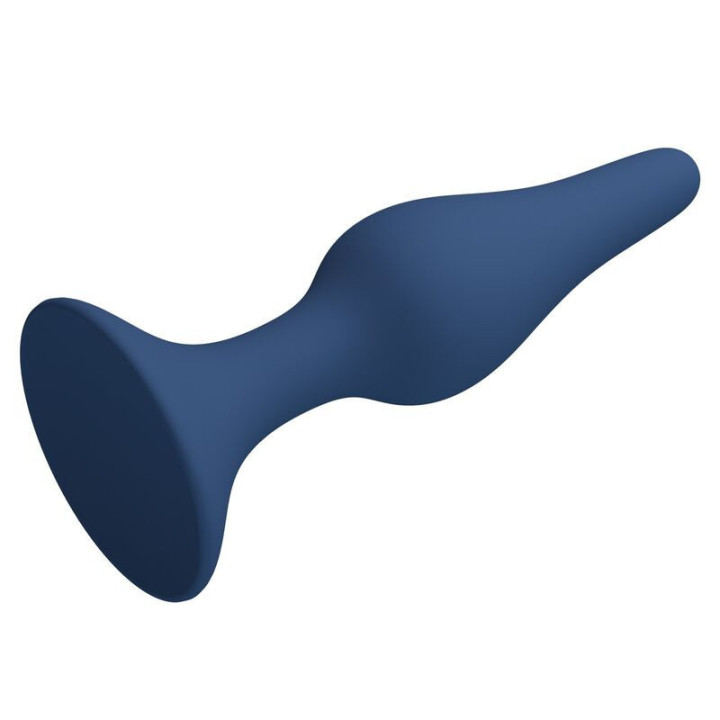 MR PLAY - PLUG ANAL DE SILICONE CÔNICO AZUL XL