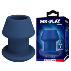 MR PLAY - JACK BLUE SILICONE OCO PLUG ANAL TAMANHO S